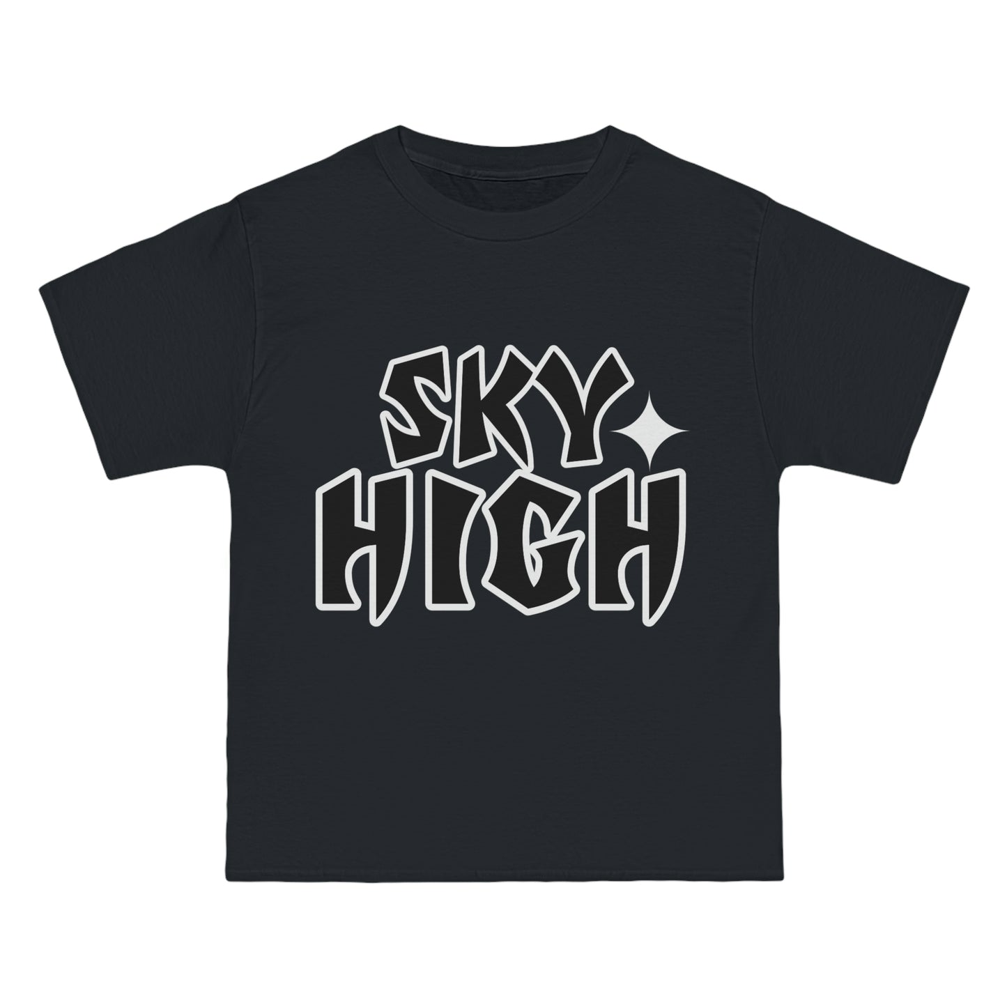 Black/Light Blue Sky High Star T-Shirt