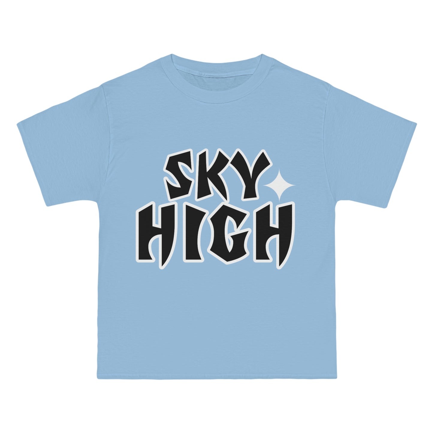 Black/Light Blue Sky High Star T-Shirt